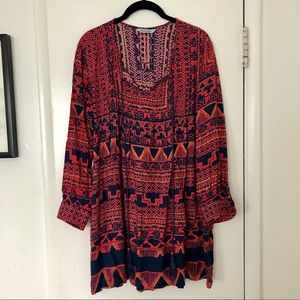 Boho Long Tunic Blouse